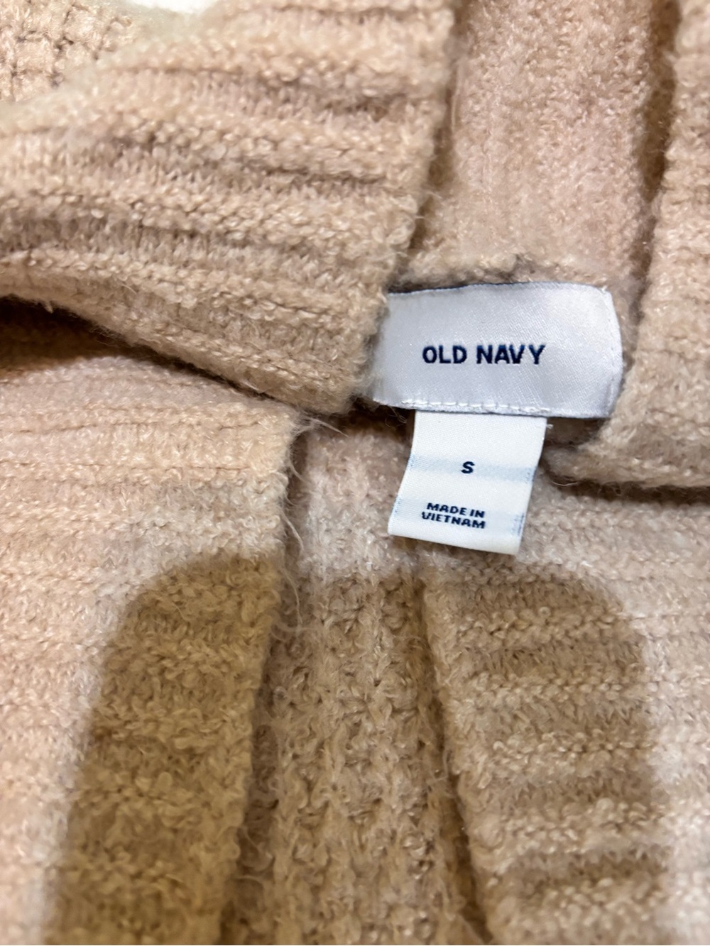 Old Navy Cozy Open-Front Cardigan - Light Beige - Picture 5 of 11